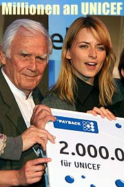 2 Mio. Euro an UNICEF, und dazu ein Herbert Grönemeier Clubkonzert im Circus Krone am 10.09.2007 (Foto: Martin Schmitz)